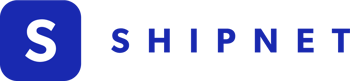 Shipnet_Logo_Icon with Wordmark_Horizontal Filled_Blue